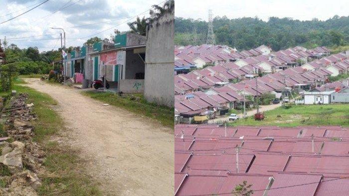 ILUSTRASI PERUMAHAN - Penampakan salah satu perumahan subsidi pemerintah di Kota Balikpapan, Provinsi Kalimantan Timur, perumahan Pesona Bukit Batuah di Kelurahan Graha Indah.