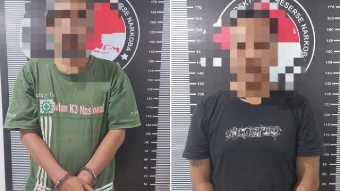 Dua pria warga Kecamatan Tenggarong Seberang diamankan Satres Narkoba Polres Kutai Kartanegara.