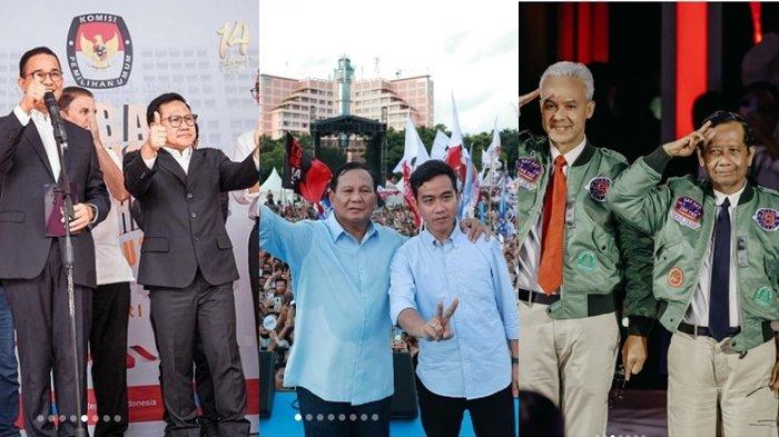 SURVEI CAPRES - Tiga pasangan capres cawapres di Pilpres 2024: Anies-Muhaimin, Prabowo-Ganjar dan Ganjar-Mahfud. Prabowo Subianto klaim menang satu putaran di semua survei. Cek hasil survei capres 2024 terbaru Januari 2024, elektabilitas Anies, Prabowo, Ganjar. Dari 8 survei hanya sedikit yang menyebut elektabilitas paslon terkuat mencapai 50 persen. Simak selengkapnya.