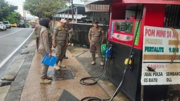 POM MINI - Usaha Pom mini atau BBM eceran yang ada dipinggir jalan raya segera dilakukan penertiban oleh Pemkot Balikpapan pada April 2024.