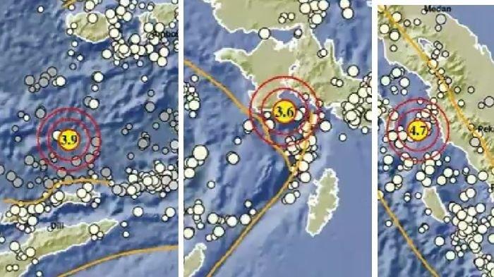 Gempa bumi di 3 wilayah Indonesia hari ini Sabtu, 2 Maret 2024, guncang NTT, Papua Barat, Sumatera Utara.