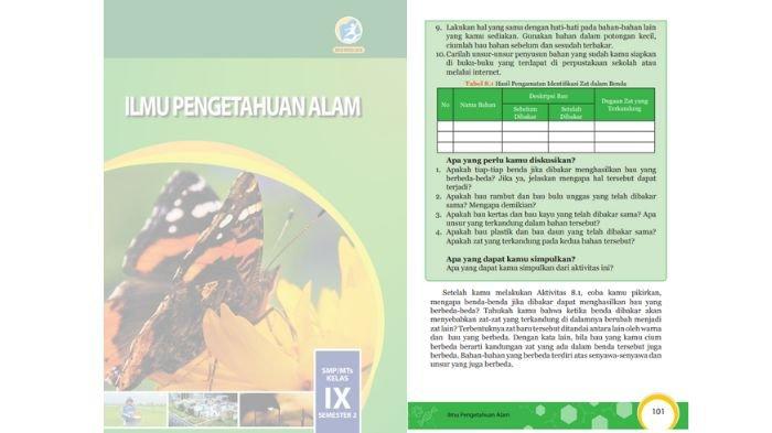 Soal IPA kelas 9 semester 2 kurikulum 2013 halaman 101, cek kunci jawabannya.