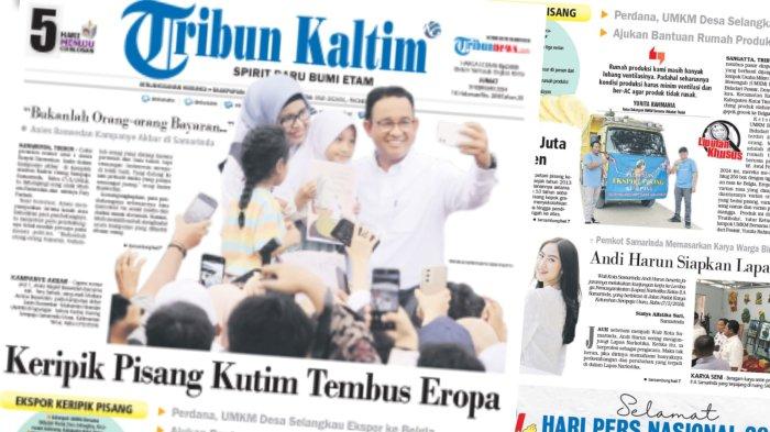 Tribun Kaltim Hari Ini. Edisi Jumat (9/2/2024) hari ini, mengangkat keripik pisang dari UMKM di Kutai Timur berhasil menembus pasar ekspor ke Belgia, Eropa.