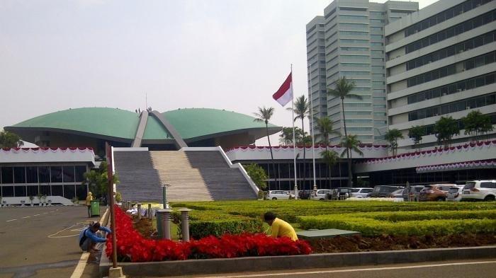 Gedung DPR RI Senayan, Jakarta. 