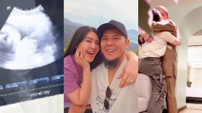 Potret Via Vallen dan suami, Chevra Yolandia. Via Vallen beri kejutan ke suaminya, sedang hamil anak pertama, langsung dipeluk erat. Dulu, Via Vallen pernah keguguran.