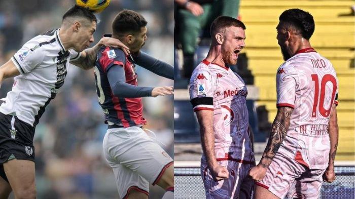 Hasil Liga Italia malam ini, Udinese vs Cagliari Empoli vs Fiorentina kompak berakhir imbang 1-1.