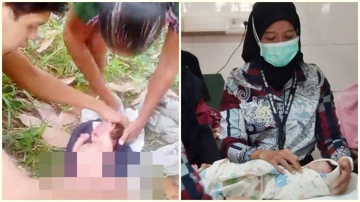 BAYI SAMARINDA DIBUANG - Potret bayi perempuan yang ditemukan warga di Perumahan Samarinda Hills, Kota Samarinda, Kalimantan Timur pada Kamis (22/2/2024) pagi. Kondisi bayi masih hidup dan segera kemudian dievakuasi ke RSUD Inche Abdoel Moeis Samarinda.
