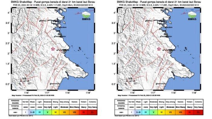 GEMPA BERAU - Info gempa terkini Berau, Kalimantan Timur. Cek pusat gempa terkini dan informasi keselamatan BMKG