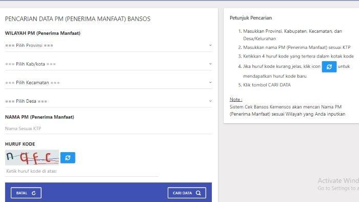 CEK BANSOS 2024 -