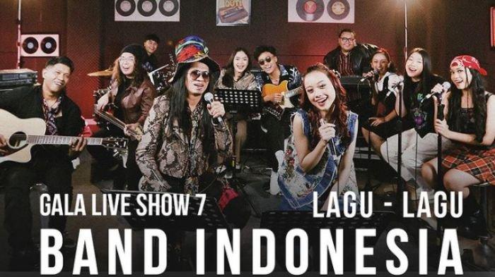 Daftar lagu yang dinyanyikan 8 peserta X Factor Indonesia 2024 malam ini tema lagu lagu band dari Indonesia.
