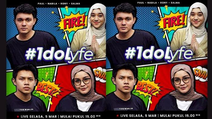 IdoLyfe hari ini edisi Selasa 5 Maret 2024 bersama Paul, Nabila, Rony, Salma, akses live streaming RCTI untuk menyaksikannya.