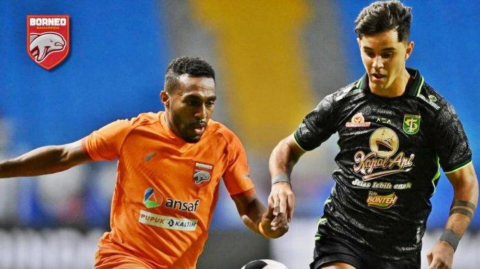 BORNEO VS PERSEBAYA - Laga Liga 1 Borneo FC vs Persebaya di Stadion Batakan Balikpapan pada Kamis (7/3/2024) malam.