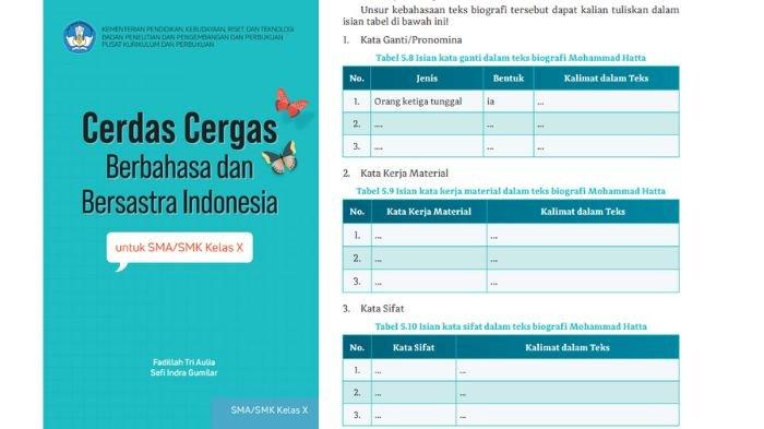 Soal Bahasa Indonesia kelas 10 halaman 143, berikut kunci jawabannya.