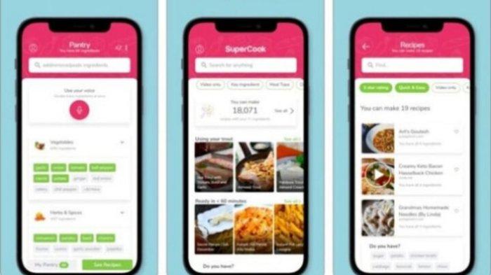 APLIKASI RESEP - Aplikasi resep, Supercook untuk berburu resep menu sahur dan buka puasa Ramadhan 2024
