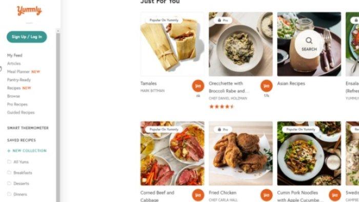 APLIKASI RESEP - Aplikasi resep, Yummly untuk berburu resep menu sahur dan buka puasa Ramadhan 2024.