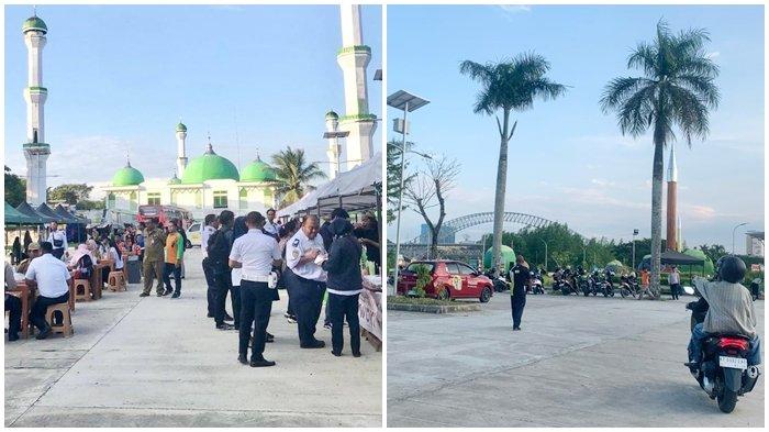 UMKM TAMAN BEBAYA - Ada puluhan UMKM dihadirkan di Taman Bebaya, Kota Samarinda, Provinsi Kalimantan Timur, Sabtu (9/3/2024). Pengunjung atau masyarakat yang ada di Kota Samarinda bisa puas memilih ragam aneka jajanan ala UMKM. Hari Minggu juga tetap buka.