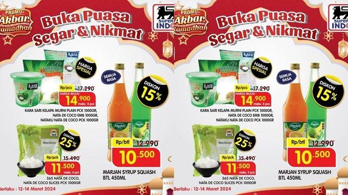 Katalog Promo Superindo Hari ini 12 Maret 2024, Limus Minuman untuk