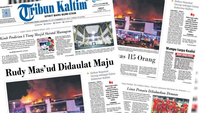 TRIBUN KALTIM HARI INI - Edisi Minggu 23 Maret 2024. Membahas soal Rudy Mas'ud yang didaulat untuk maju di Pilkada Kaltim 2024.