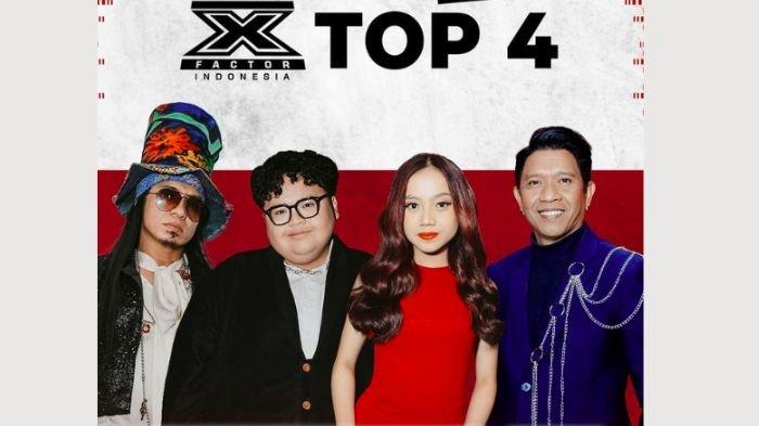 Top 4 X Factor Indonesia 2024 Season 4 di Road to Grand Final, berikut daftar lagu yang akan dibawakan.