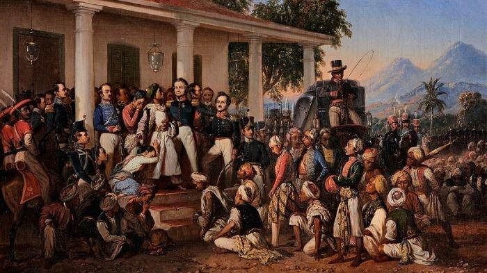 PANGERAN DIPONEGORO - Inilah inofrmasi sejarah terkait 28 Maret yaitu peristiwa penangkapan Pangeran Diponegoro dan diasikan Belanda.