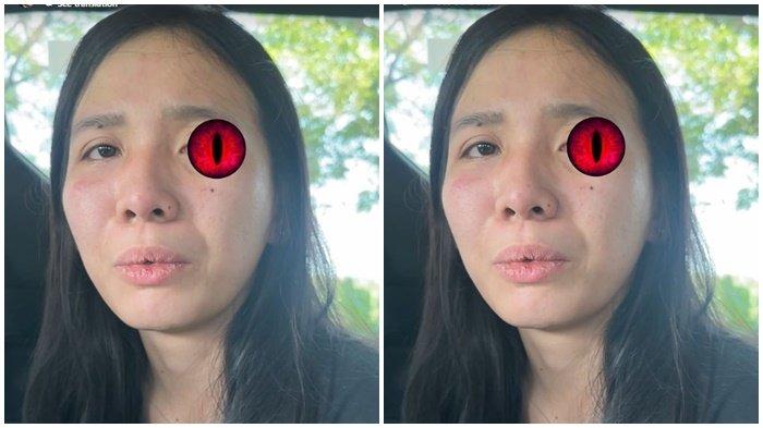 Tanpang Suster atau baby sitter yang menganiaya anak selebrgam Aghnia Punjabi hingga bonyok
