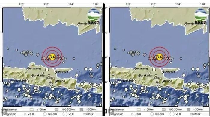GEMPA TUBAN - Info gempa terkini BMKG. Hari ini, Senin (1/4/2024) kembali terjadi gempa Tuban. Cek info gempa terkini dari BMKG