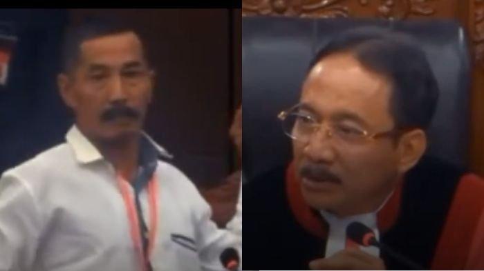 Saksi 03 dan Ketua MK Suhartoyo di sengketa Pilpres 2024. Kesaksian 03 bikin Ketua MK sampai ketawa.