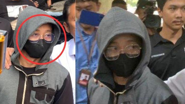 Potret Petugas Damkar Jakarta Timur berinisial SN digiring polisi setelah ditetapkan menjadi tersangka kasus dugaan pencabulan anak kandungnya, Selasa (2/4/2024).