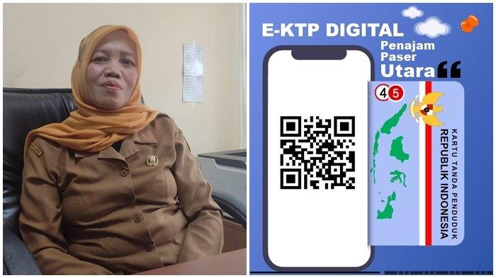 IDENTITAS PENDUDUK DIGITAL - Sekretaris Disdukcapil Penajam Paser Utara, Mawar, membeberkan, Disdukcapil PPU targetkan 45 ribu warga Penajam Paser Utara pakai identitas kependudukan digital. Dari kalangan para ASN, karena mereka cenderung tidak punya waktu untuk mengurus sendiri IKDnya ke Disdukcapil, Kamis (4/4/2024). 