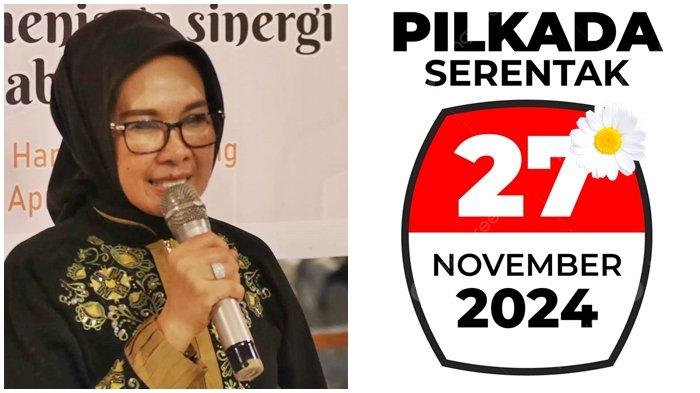 PILWAKOT BONTANG 2024 - Wakil Wali Kota Bontang Najirah memberikan sambutan, pada acara buka puasa bersama dengan pengurus Kadin, di Rumah Makan Gudeg Bu Harman, Rabu (3/4/2024) malam.