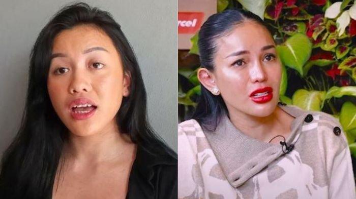 Potret Lolly (kiri) dan Nikita Mirzani (kanan). Lolly ungkap dirinya kini mencari uang sendiri, sebut sang ibu ingin ia putus sekolah.