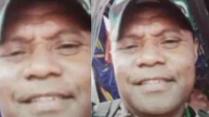 Potret Danramil Aradide Papua Letda Inf Oktovianus tewas ditembak OPM, ditemukan di jalan.