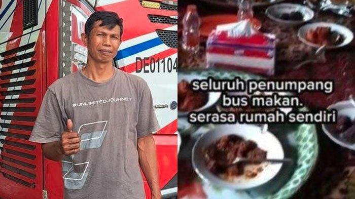 Ajak Semua Penumpang Makan saat Lebaran, Sopir Bus Dapat Rp 100 Juta dari Netizen