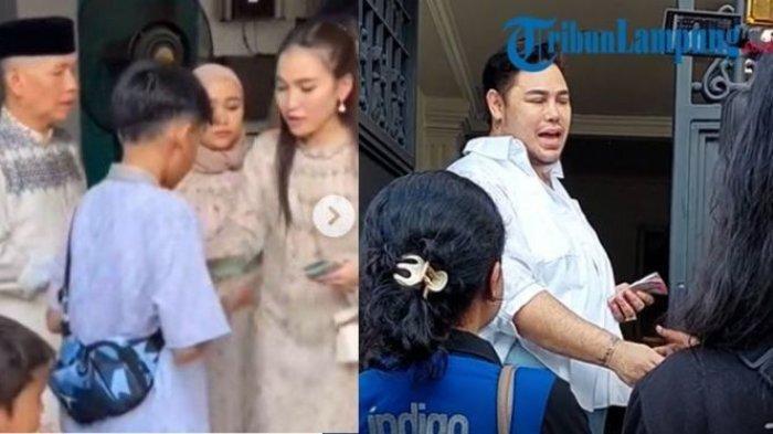 Ivan Gunawan dan Ayu Ting Ting bagi-bagi THR dan menjadi perbincangan karena aksinya.
