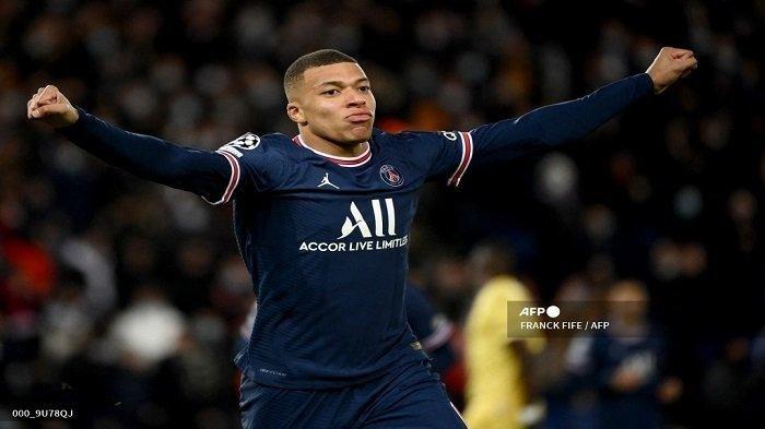 Pemain depan Paris Saint-Germain asal Prancis, Kylian Mbappe.