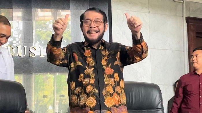 Hakim Mahkamah Konstitusi (MK), Anwar Usman di Gedung MK, Jakarta Pusat, Rabu (8/11/2023).