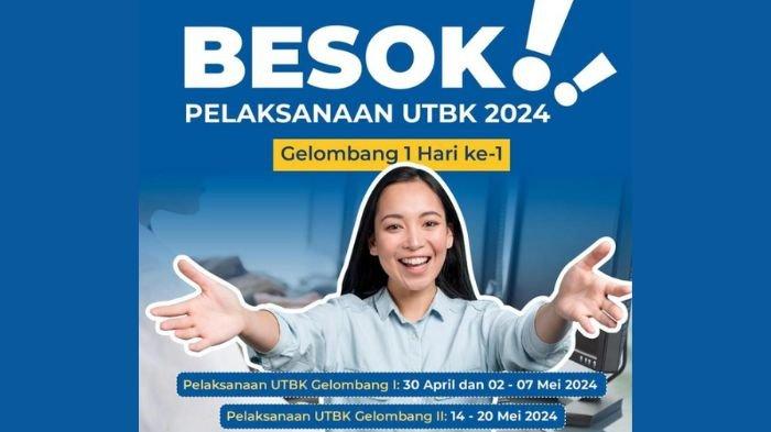 UTBK SNBT 2024 - Besok UTBK Gelombang 1 dimulai, berikut berkas yang wajib dibawa dan aturan tata tertib lengkap dalam pelaksanaan ujian.