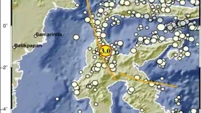 GEMPA HARI INI - Info gempa barusan, Magnitudo 3.0 terjadi di Sigi Sulawesi Tengah, berikut ini info lengkap dari BMKG.