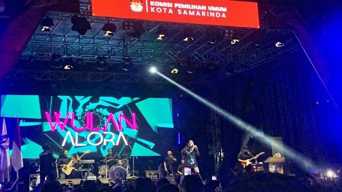 Wulan Alora Hentak Panggung Peluncuran Pilkada Samarinda 2024