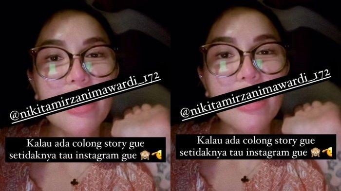 CURHAT NIKITA MIRZANI - Tangkapan layar insta story Nikita Mirzani.