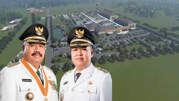 RUMAH SAKIT - Pembangunan RS Muara Badak telah dimulai sejak 2023, dengan peletakan batu pertama dilakukan Bupati Kukar, Edi Damansyah, didampingi Wakil Bupati Kukar, Rendi Solihin, pada 10 Juli 2023, lalu.TRIBUNKALTIM.CO/HO/Prokom Kukar