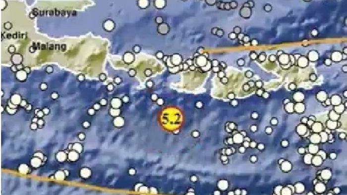 GEMPA BUMI BARUSAN - Gempa 2 menit yang lalu terjadi di Lombok Barat NTB magnitudo 5.2, cek info BMKG.