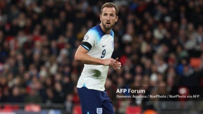 EURO 2024 - Kapten Inggris, Harry Kane di laga kualifikasi Gru C Euro 2024, Inggris vs Malta, 17 November 2023 lalu. Peluang Inggris menjadi juara di Euro 2024, antara mantra abrakadabra dan kutukan Harry Kane.