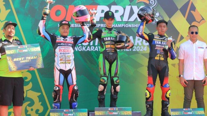 Sementara untuk Oneprix 1 Kelas Expert, pebalap Kaltim Chandra Hermawan berhasil meraih podium ketiga.