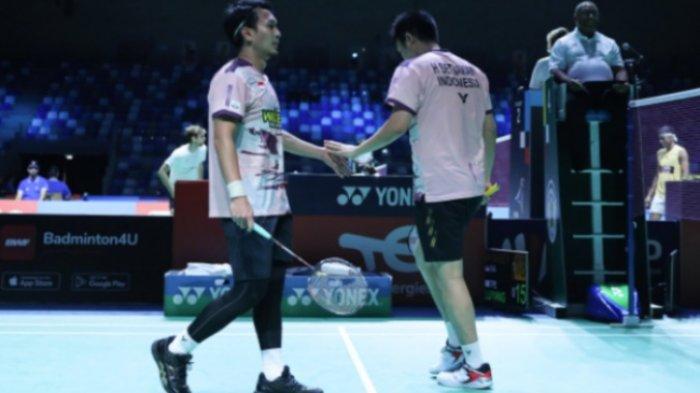THAILAND OPEN 2024 - Pasangan Ahsan/Hendra. Berikut selengkapnya hasil badminton Thailand Open 2024 hari ini, Rabu (15/5/2024). Penutupan manis Daddies. Indonesia tambah 5 wakil di 16 Besar.