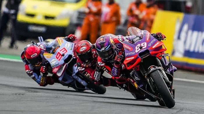 MOTOGP LIVE - Marc Marquez, Francesco Bagnaia dan Jorge Martin. 