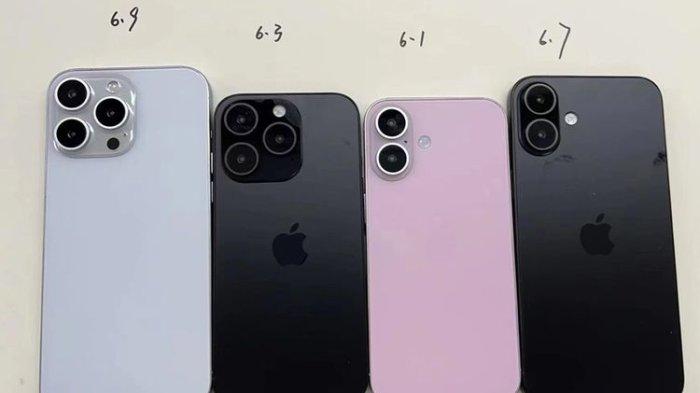 IPHONE 16 - Bocoran ukuran layar iPhone 16 series