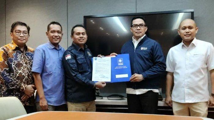 Ketua DPD Partai Gerindra Kaltim, Andi Harun mendapatkankan surat tugas dari DPD PAN Kota Samarinda.TRIBUNKALTIM.CO/HO