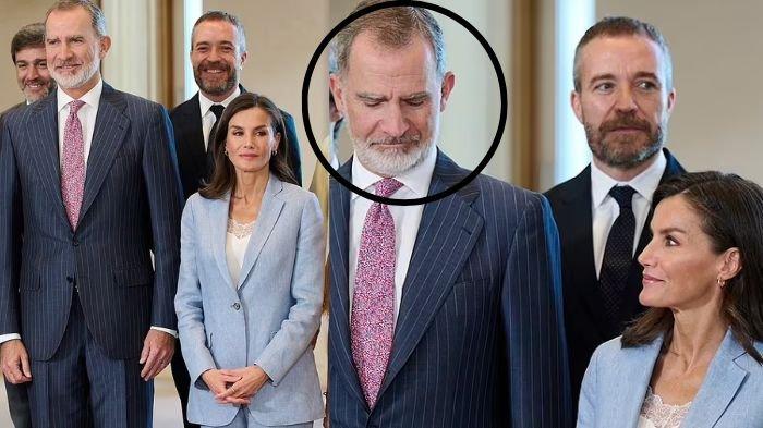 Ekspresi Ratu Letizia Spanyol dan Raja Felipe saat muncul bersama usai isu dugaan selingkuh, ini kata pakar.