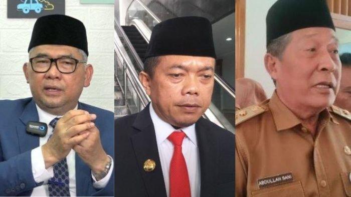 Syarif Fasha, Al Haris, Abdullah Sani. Hasil survei Pilkada Jambi 2024 terbaru, cagub terkuat dan sosok yang potensi kalahkan Abdullah Sani.